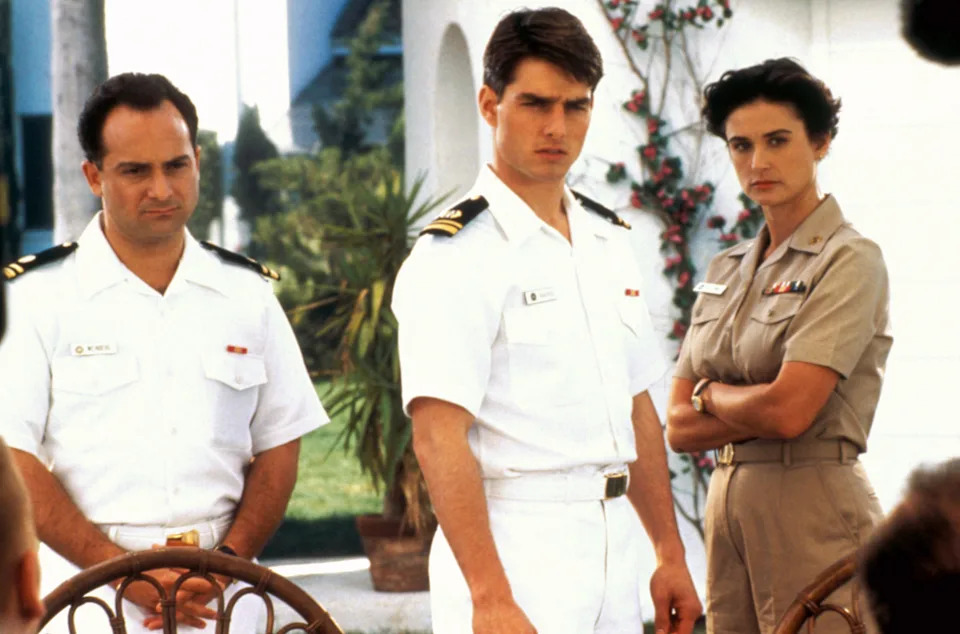 Kevin Pollak, Tom Cruise y Demi Moore en 