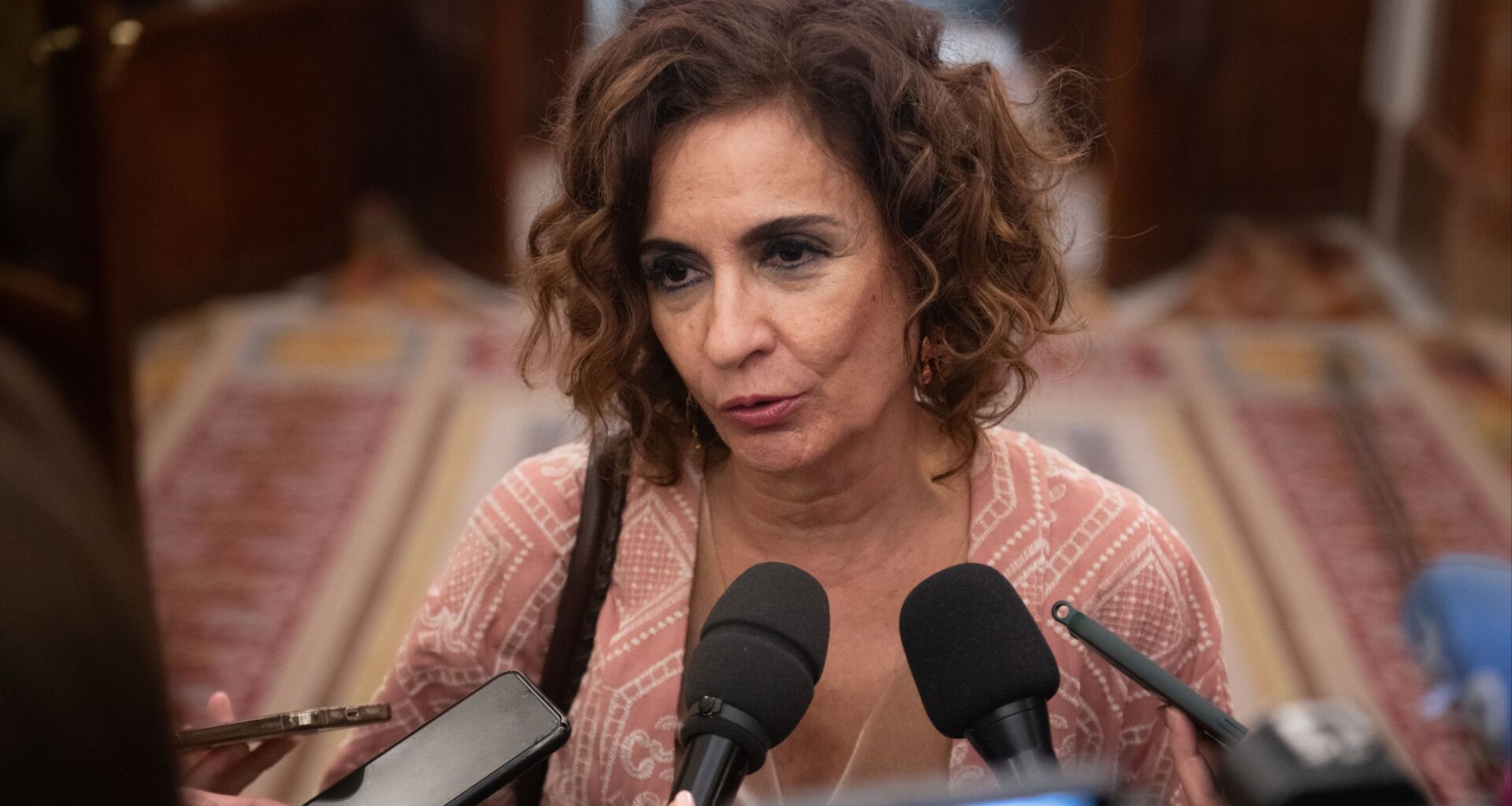 Montero, "dolida" y "sorprendida" por la detención del expresidente de la SEPI