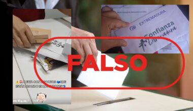 Estas papeletas para las elecciones extremeñas no son nulas