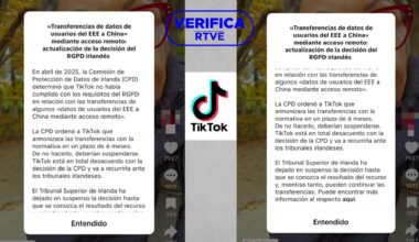 TikTok te avisa de que le investigan por pasar datos a China