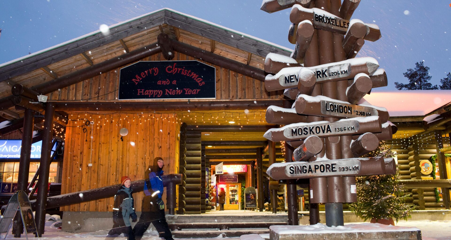 Viaje de Papá Noel | Ubicación y recorrido