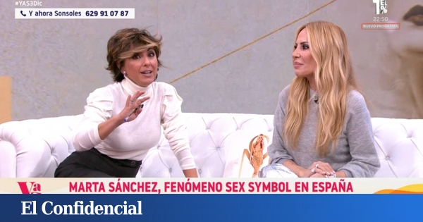 Marta Sánchez carga contra un trabajador de 'Y ahora Sonsoles' y se niega a responder a Sonsoles Ónega