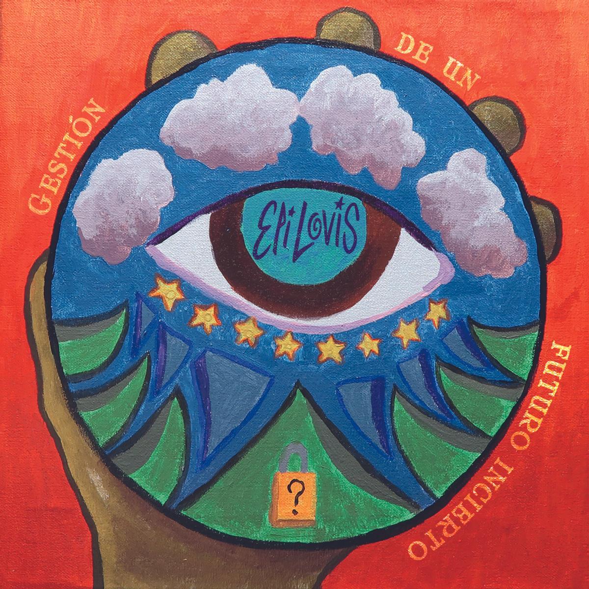 La portada del disco de Eli Lovis, diseñada por ella misma.