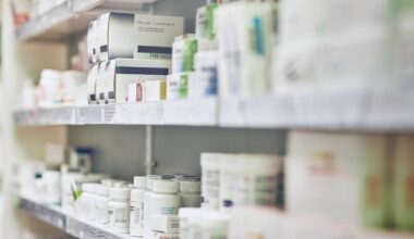 Imagen de recurso de antibióticos en una farmacia.