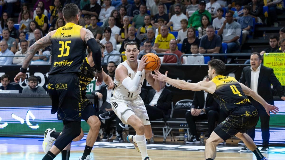 Mario Hezonja, en el partido ante La Laguna Tenerife