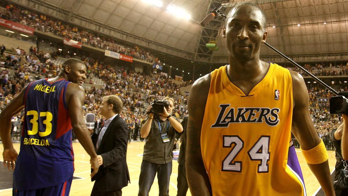 Kobe Bryant y Pete Mickeal protagonizaron un pique legendario en el Barça - Lakers de 2010