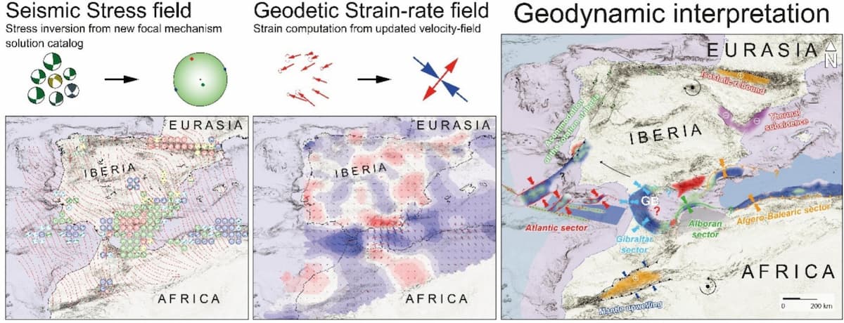 peninsula iberica rota lentamente tectonica placas