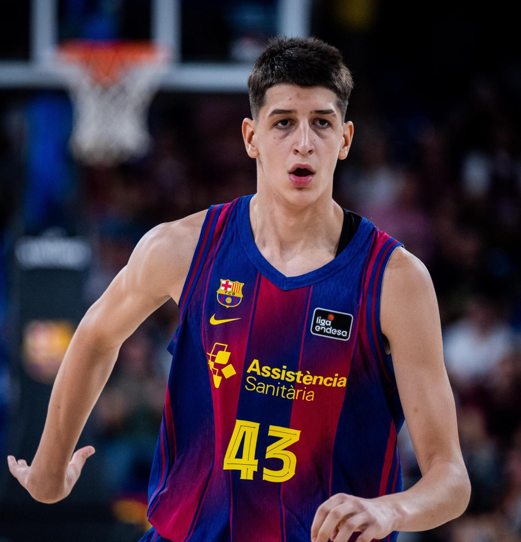 Nikola Kusturica debuta con el Barça de basket en ACB con 16 años