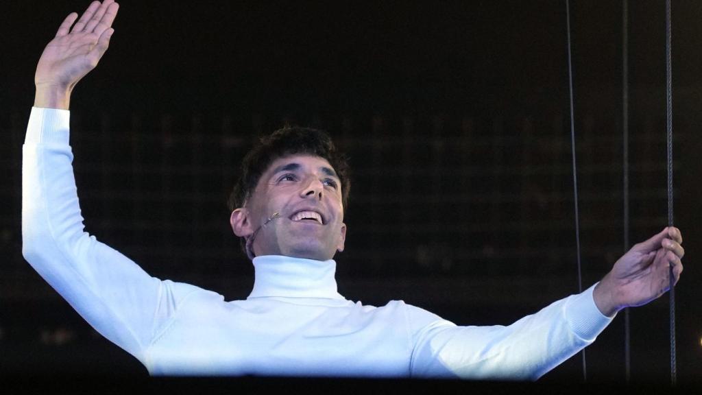 El Mago Pop durante la presentación de sus nuevos proyectos