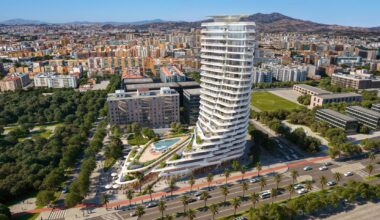 Una torre de 23 plantas de Zaha Hadid para viviendas de lujo transformará la nueva joya inmobiliaria de Málaga