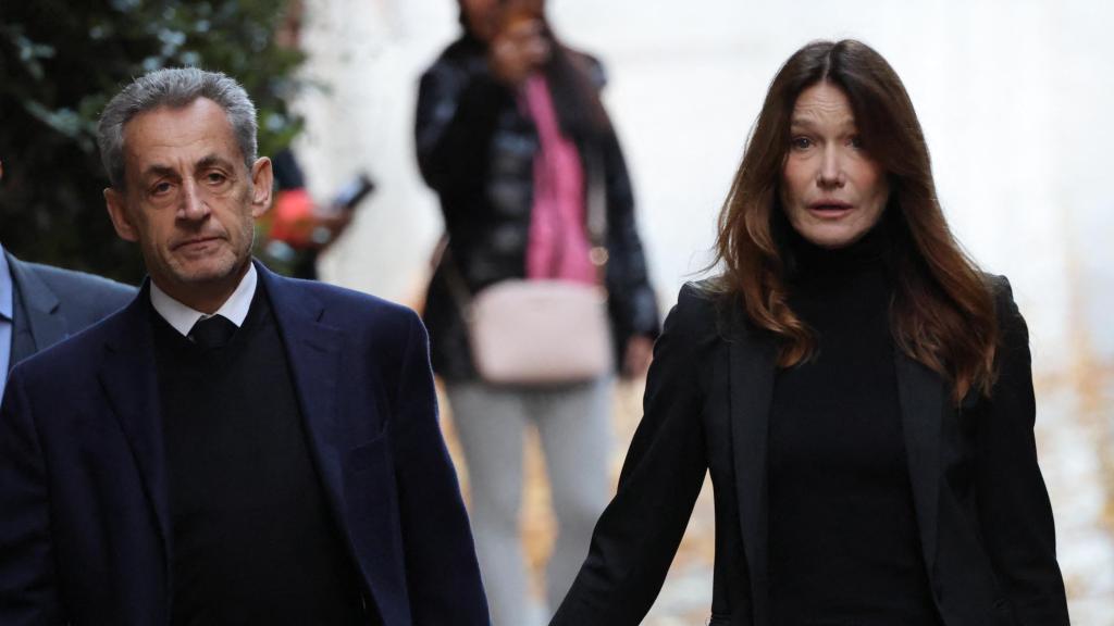 Nicolás Sarkozy y Carla Bruni.