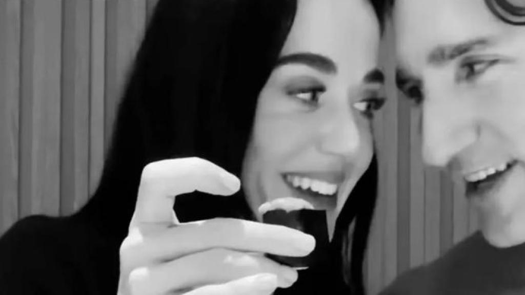 Katy Perry y Justin Trudeau, en las redes sociales.