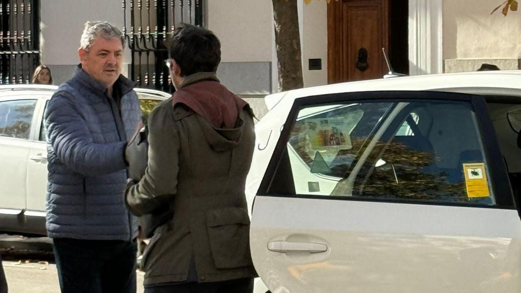 Antxon Alonso, a su salida de la Audiencia Nacional.