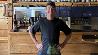 Aleix Espargaró, en uno de sus restaurantes