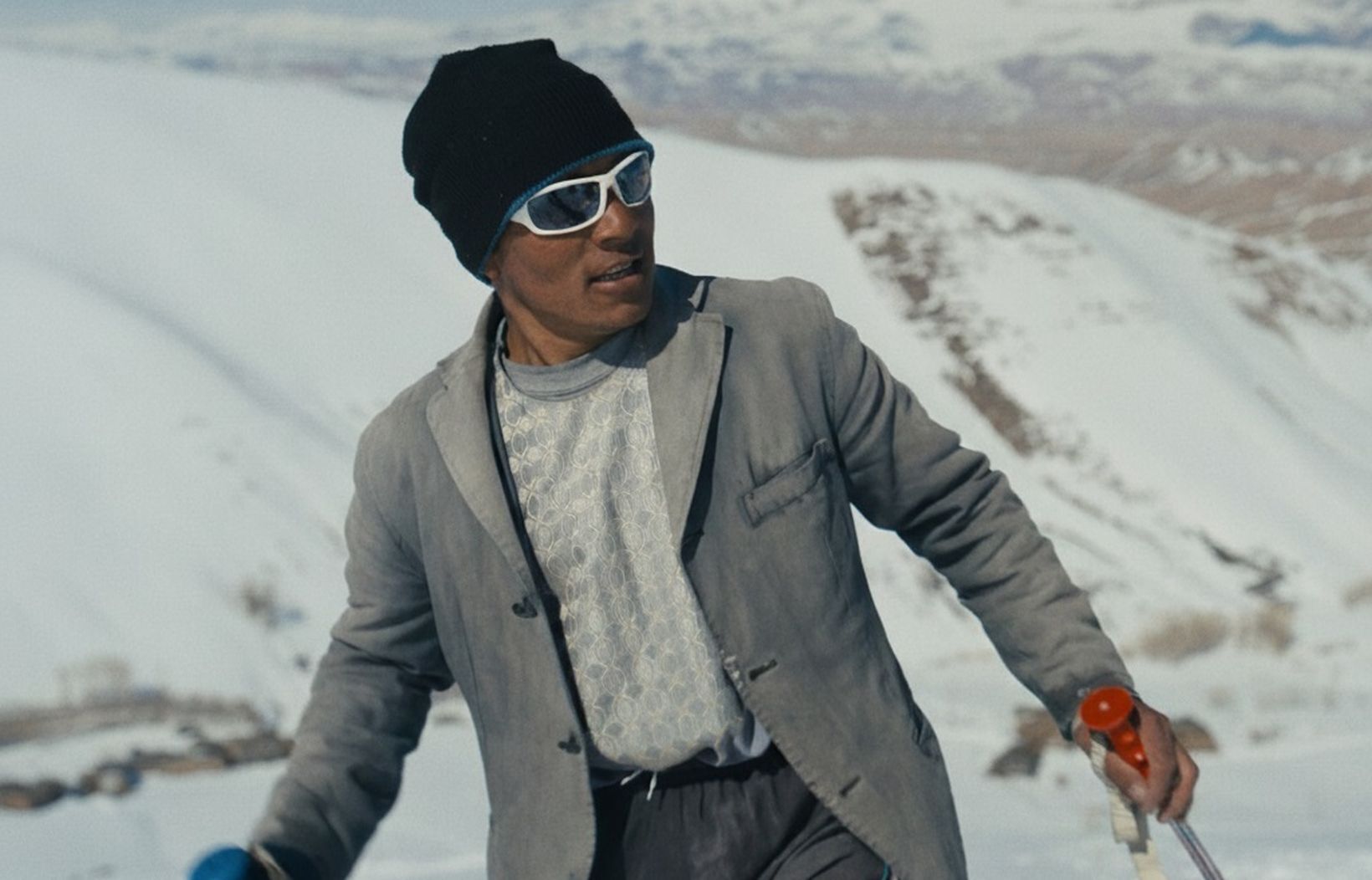 Esquiador afganistán