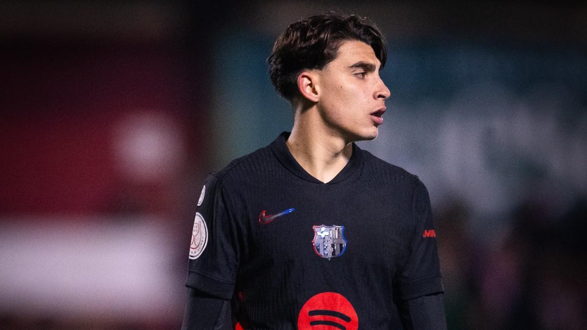 Toni Fernández frente al Barbastro