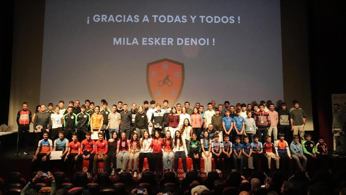 Gala anual de la Federación Navarra de Ciclismo