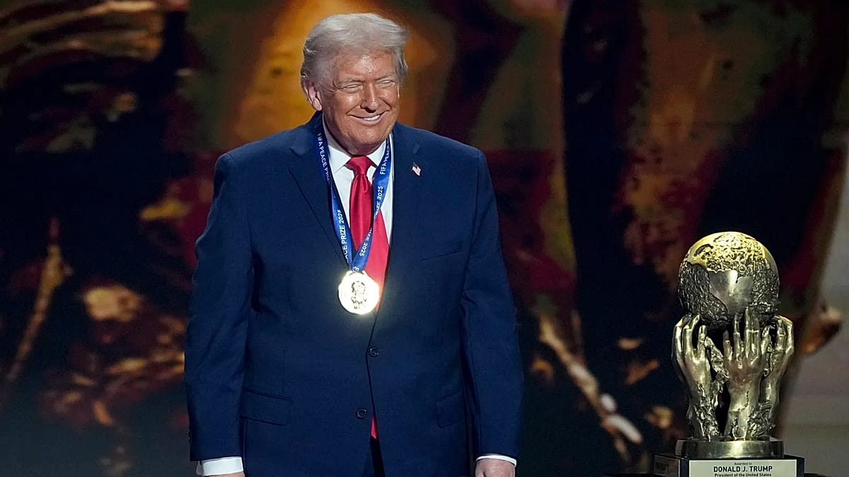 Trump recibe el nuevo Premio de la Paz de la FIFA: "No necesito premios, sólo quiero salvar vidas"