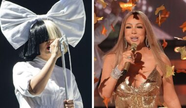 Sia acaba con 30 años de reinado de Mariah Carey en la lista navideña de Spotify