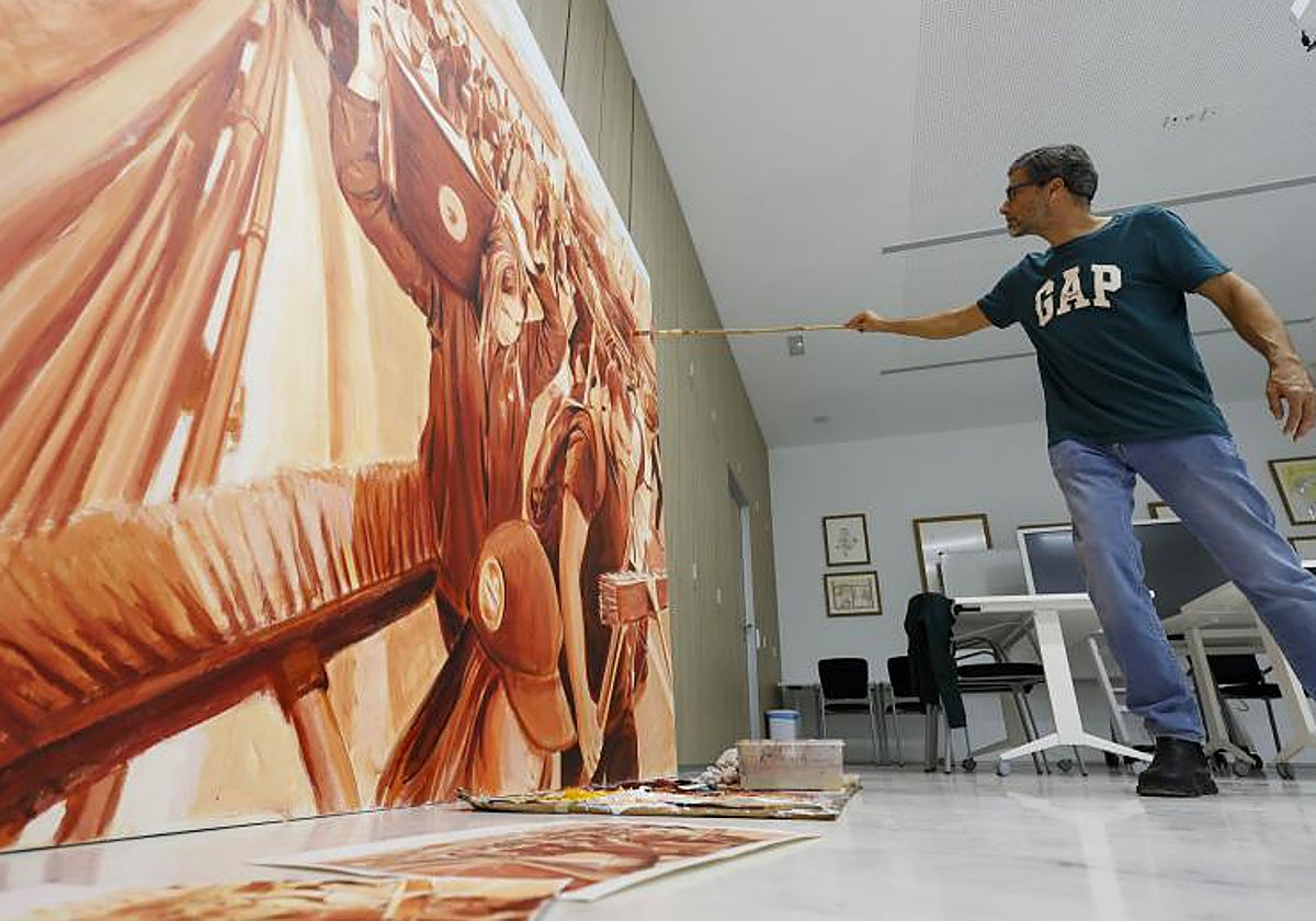 Luis Lonjedo, el pintor que convierte en milagro el barro