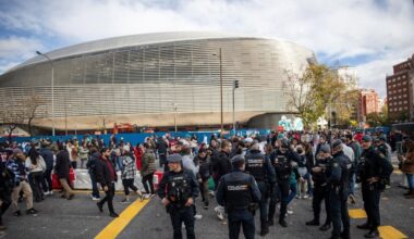 El dispositivo de seguridad para el Real Madrid-Manchester City contará con más de 1.700 efectivos