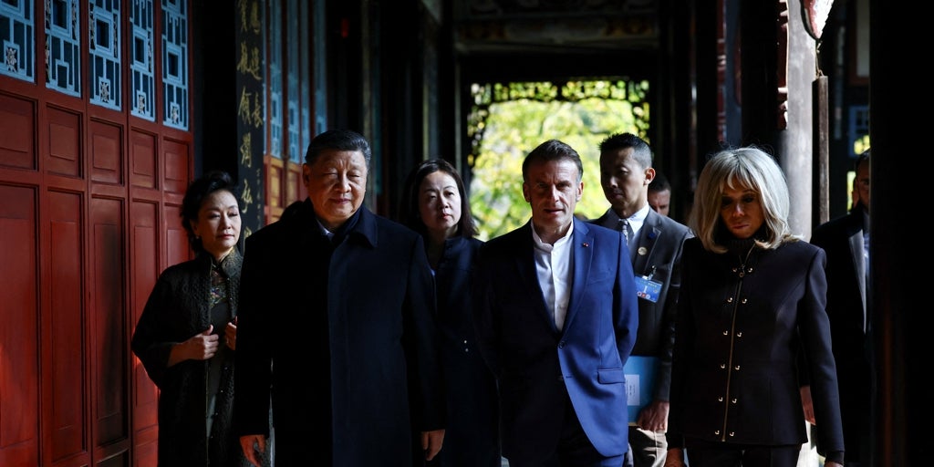 Macron concluye su visita a China pidiendo más inversiones en Francia y sin avances para Ucrania