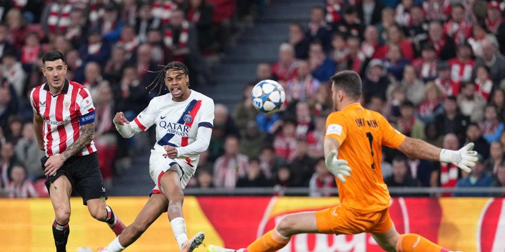 Unai Simón frena al campeón de Europa y mantiene vivo al Athletic en Champions