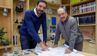 Santa-Cruz: «Con cada edificio lanzamos un mensaje. En un polígono las cosas no tienen por qué ser feas, y puede haber belleza»