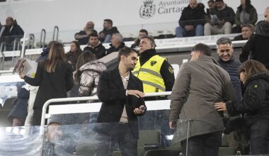 El Cartagena evita una posible suspensión del partido con un pago a la empresa Horus