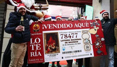 78477 y 25508, dos cuartos premios muy repartidos