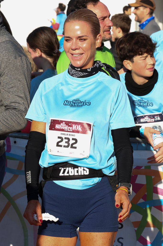 Amelia Bono en la San Silvestre de Las Rozas