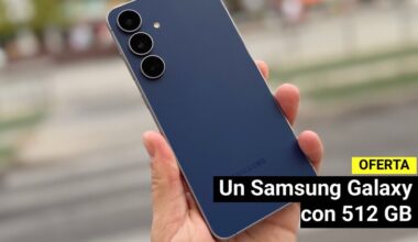 Quiero un móvil bueno, bonito y barato. Este Samsung Galaxy tiene 512 GB y cuatro años de garantía