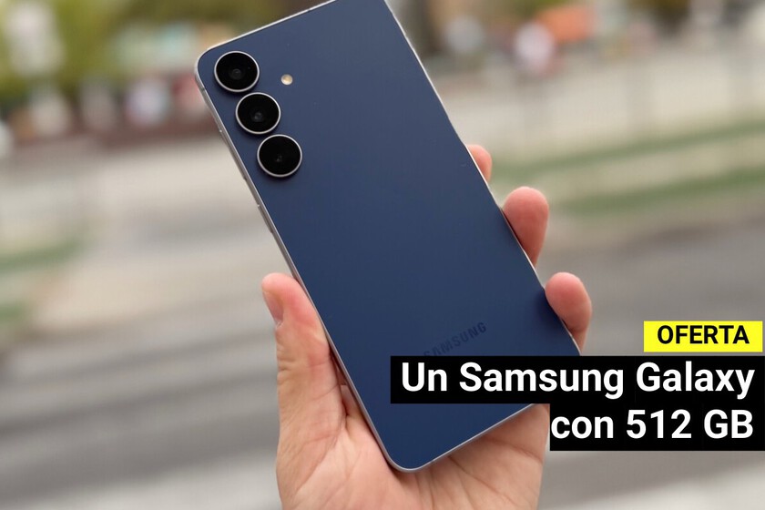 Quiero un móvil bueno, bonito y barato. Este Samsung Galaxy tiene 512 GB y cuatro años de garantía