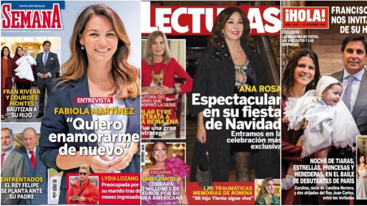El bautizo del hijo de Fran Rivera y la entrevista más sincera de Fabiola Martínez, protagonistas de las portadas del corazón