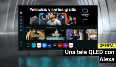 tiene panel QLED y es compatible con Alexa