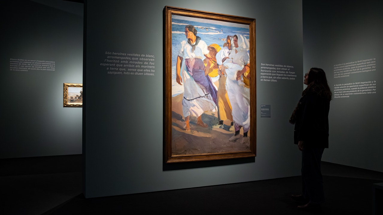 Manuel Vicent navega en el mar de Sorolla