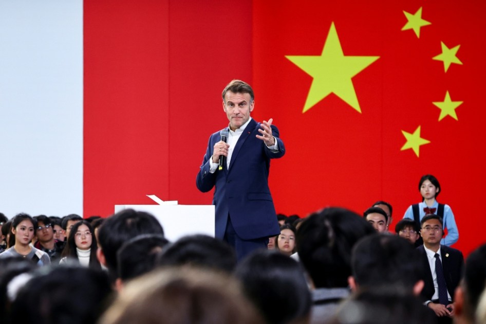 Macron urge mantener el "esfuerzo de guerra" en favor de Ucrania al cierre de su visita en China