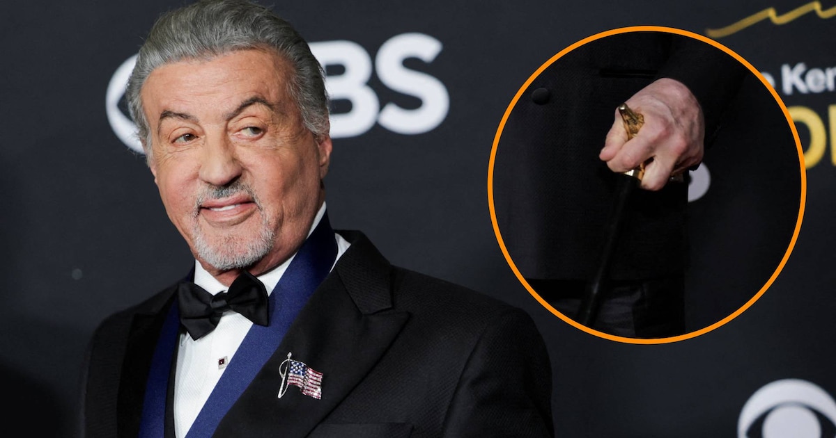 Sylvester Stallone genera preocupación tras ser visto usando un bastón en su reciente aparición pública