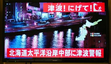 Al menos 30 heridos Japón tras terremoto de magnitud 7,6