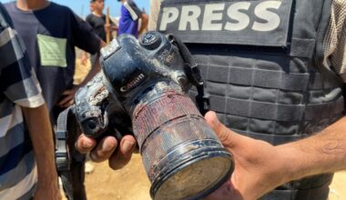 Cerca de 70 periodistas murieron este año en el mundo, casi la mitad en Gaza, alerta RSF