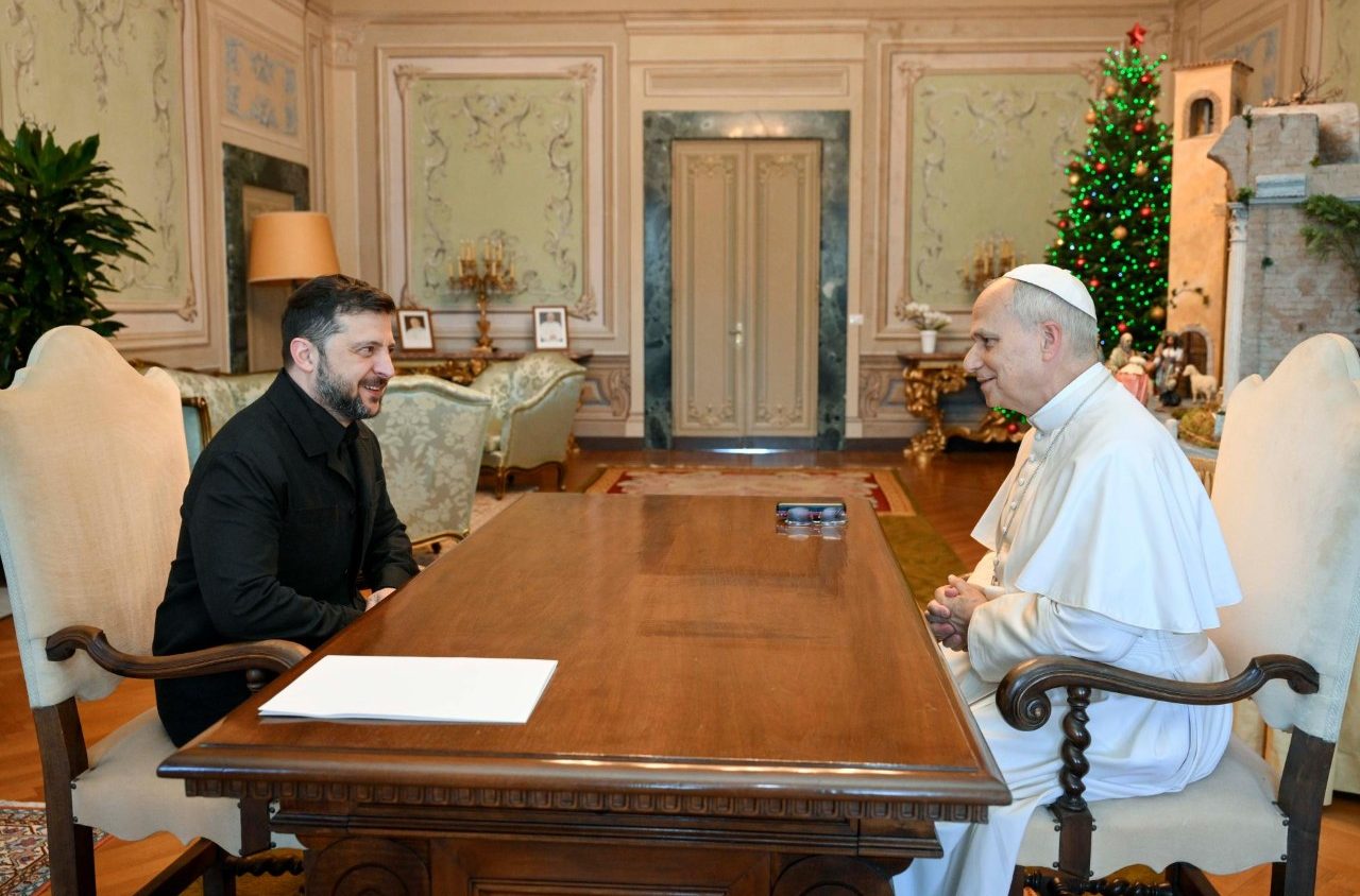 El Papa se reúne con el presidente de Ucrania en Castel Gandolfo
