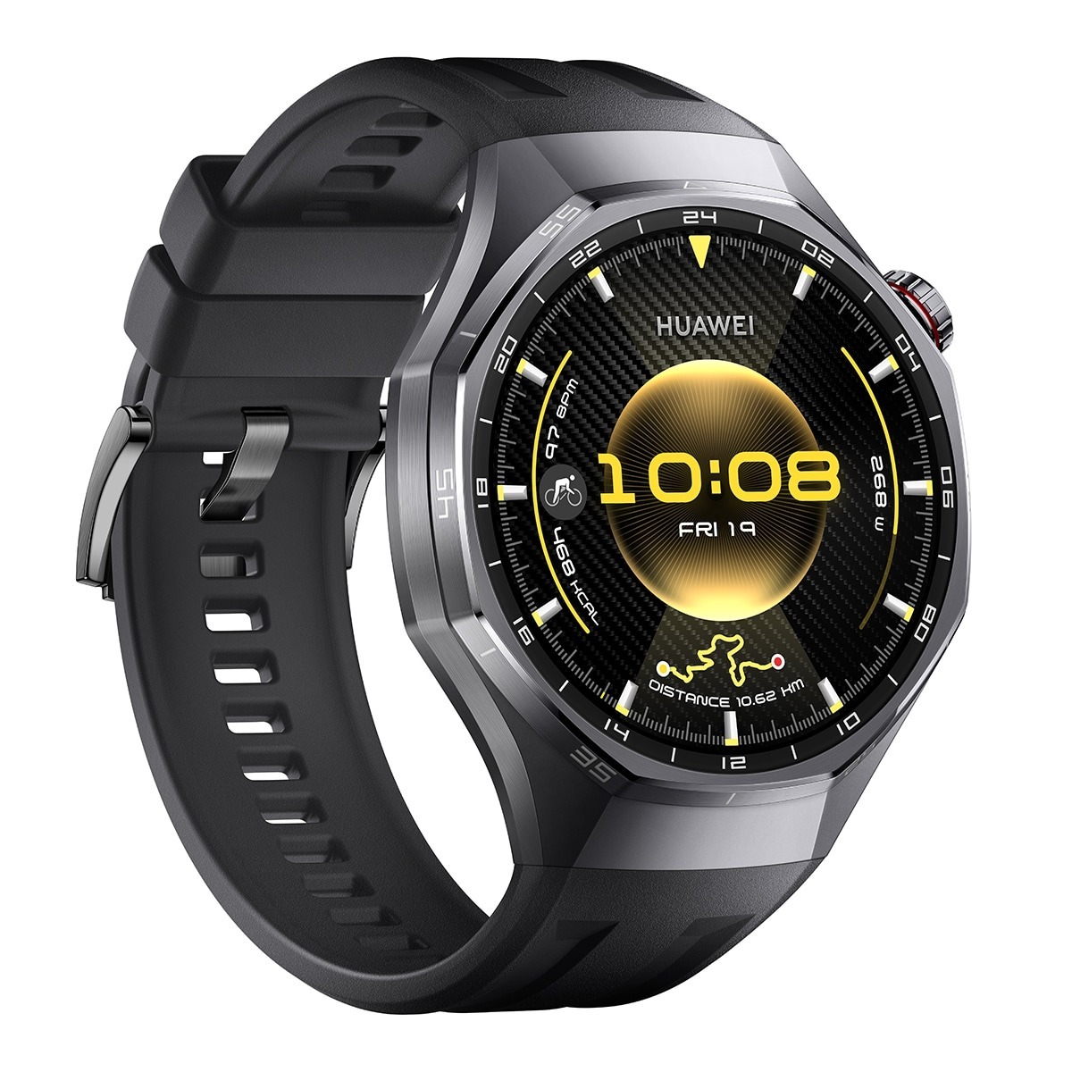 Huawei Watch GT 6 Pro 46mm correa caucho negra Smartwatch