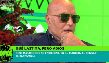 Kiko Matamoros abandona ‘No somos nadie’ y revela entre lágrimas su nuevo proyecto: “Quiero compensar lo que no he hecho bien en mi vida”