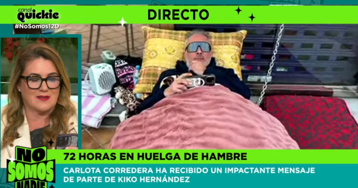 Kiko Hernández retoma su huelga de hambre encadenado a su local: “A mis hijas les he dicho que estoy grabando un reality de supervivencia”