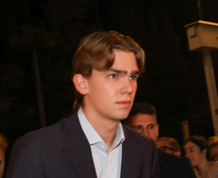 Miguel Urdangarin en la cena previa a la boda de Nicolás de Grecia y Chrysí Vardinogiannis