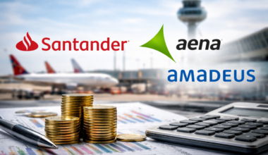 Santander, Aena y Amadeus: movimientos clave en bolsa