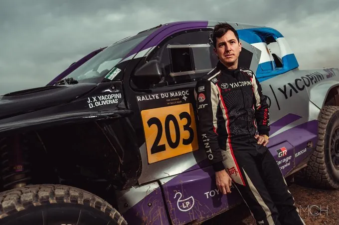 Juan Cruz Yacopini, candidato al podio en el Dakar, en estado crítico tras golpearse la cabeza al sumergirse en el agua - El Mundo