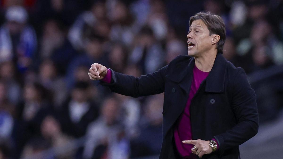 Almeyda, muy enfadado, carga duramente contra el árbitro del Bernabéu