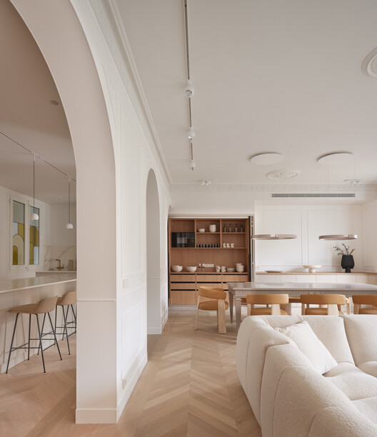 Long Flat / MIEL Arquitectos - Fotografía interior, Madera, Sillas