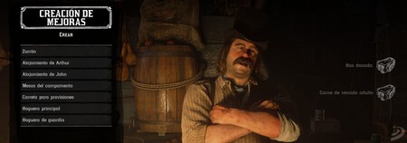 Mejorar Inventario Rdr2